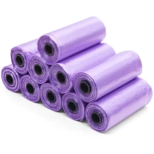 1Roll/15pieces Dog Poop Bag Trash Garbage Bags For Cat Pets Waste Collection Bag Outdoor Cleaning Poop Bags Supplies
