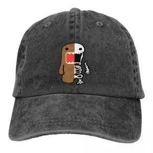 Pure Color Dad Hats Domo Skeleton Women's Hat Sun Visor Baseball Caps Domo Kun Peaked Cap
