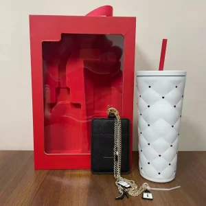 Bk Stainless Steel Straw Tumbler 2026 New Co Branded Diamond Surface Insulated Travel Gift Box Set
