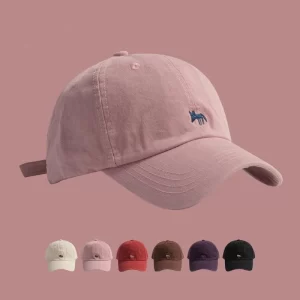 Fashion Baseball Cap for Women and Men Cartoon Fox Embroidery Hip Hop Caps Snapback Caps Gorras Sun Hats Unisex Casual Visor Hat