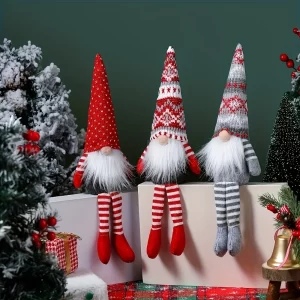 1-3pcs 40cm Faceless Doll Knitted Gnome Doll Gifts Xmas Merry Christmas Tree Decorations For Home Ornamants Doll New Year