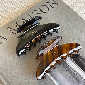 New Retro Korean Acetate Hair Claw Large Crab Hair Clips Shark Clip Simple Hairpin Fashion Hair Accessories for Woman Girls