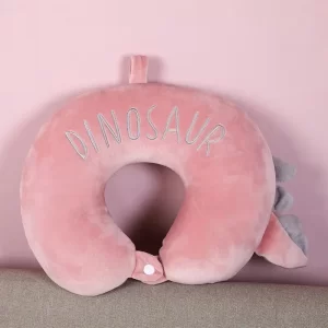 New Cotton Solid Color U-Shaped Pillow Soft Neck Pillows Portable Travel Car Air Flight U-shape Cervical Spine Slept Bedding