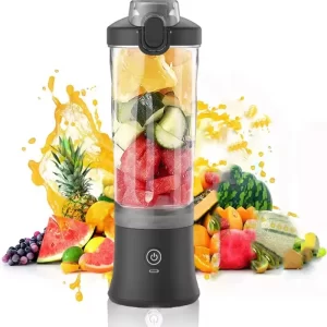 New Portable Blender 600ML Electric Juicer Fruit Mixer 4000mAh USB Rechargeable Smoothie Mini Blender Personal Juicer Colorful