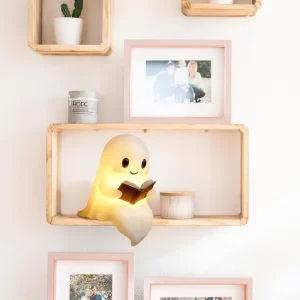 Cute Ghost Reading Book Lamp Cute Ghost Reading Book Lamp Halloween Night Light Ornaments