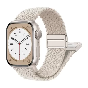Braided Strap For Apple Watch Bands 40mm 45mm 41mm 44mm 42/46mm 49mm magnetic Bracelet iWatch series se 7 5 6 8 9 10 11 Ultra3 2