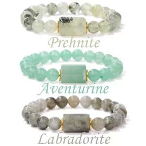 Natural stone Crystal Gem Bracelet Beaded Fashion Jewelry For Women Men Wholesale
